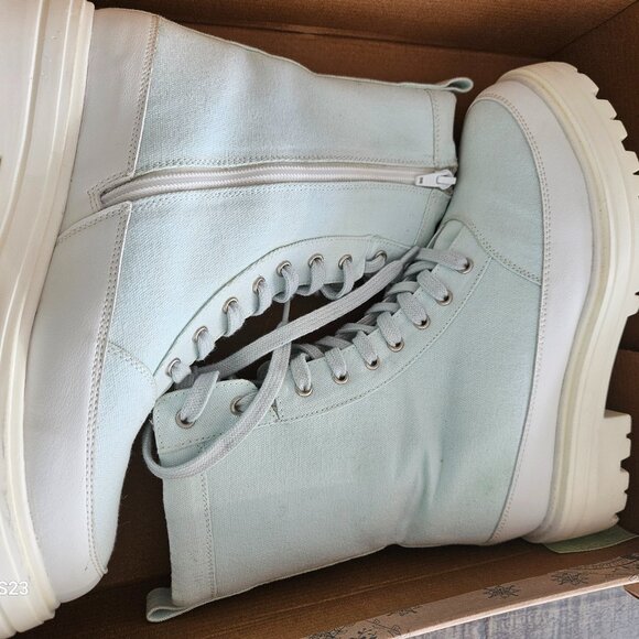 Lace up platform sneaker - Picture 4 of 7